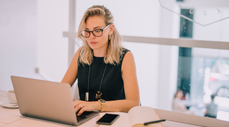 Girl At Laptop